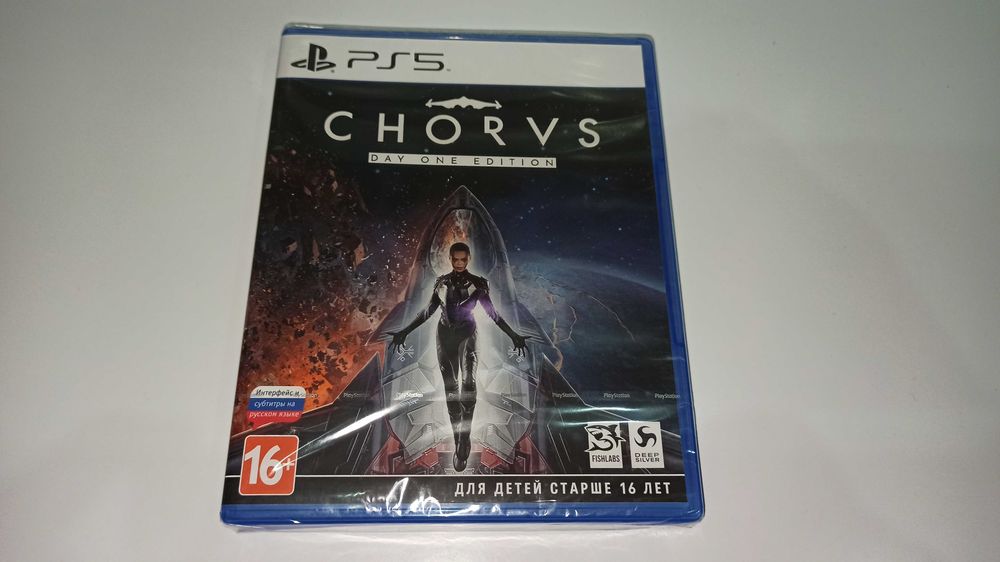 ps5 CHORUS PL kosmiczne lotnictwo, strzelanka kosmos po polsku, NOWA