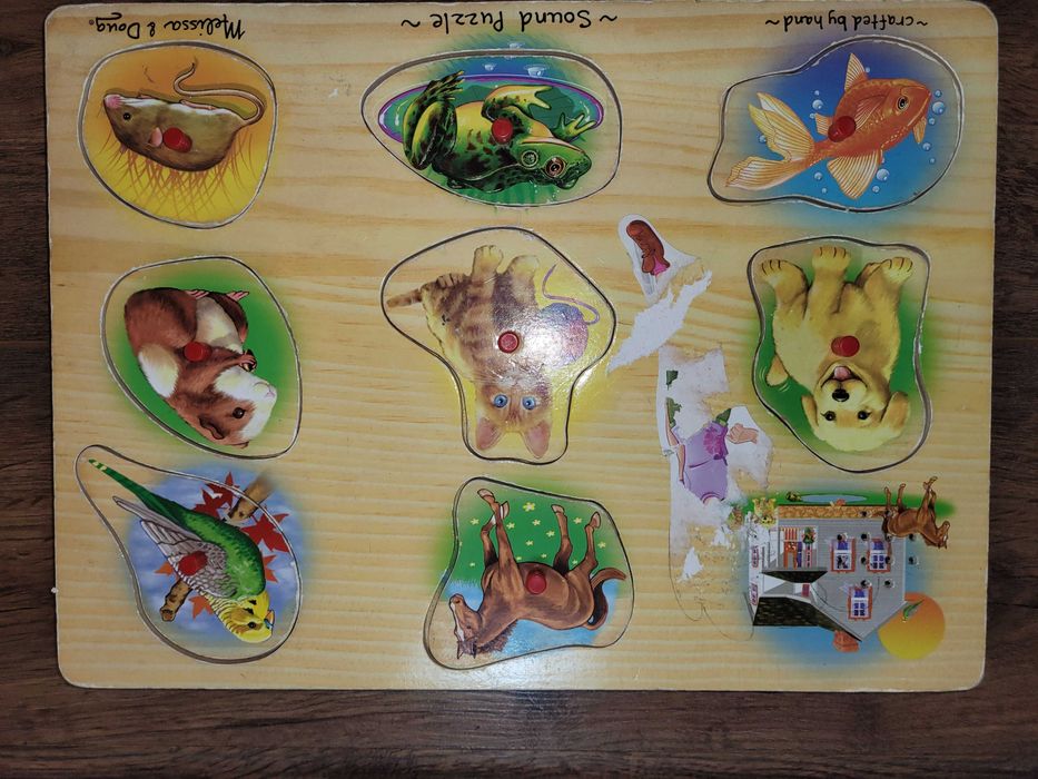 Puzzle interaktywne zwierzęta