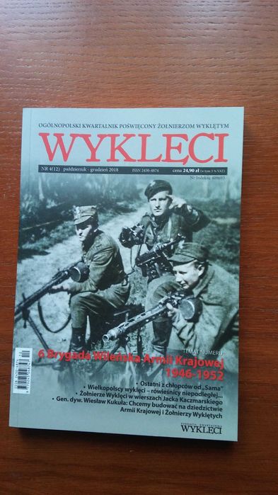 Wyklęci nr 4 (12) październik- grudzień 2018 tanio sprzedam
