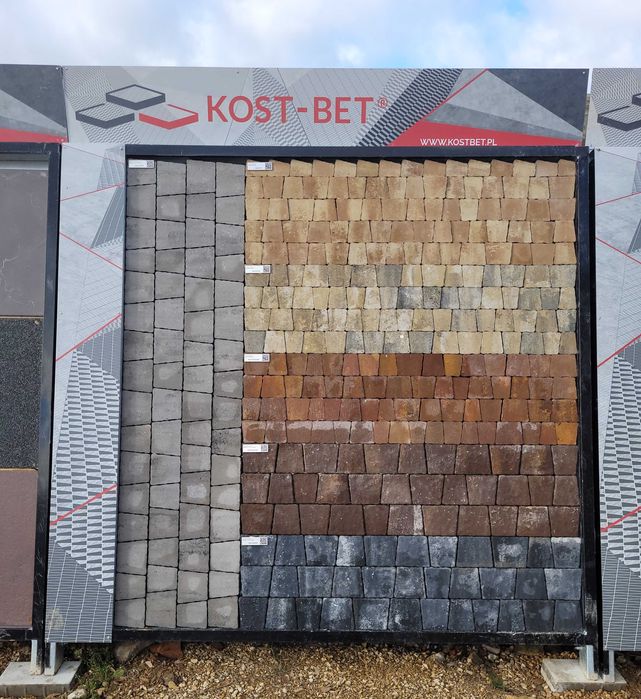 Kostka Brukowa Granit Mały A8 Mocca KOST-BET- sprzedaż kostki brukowej