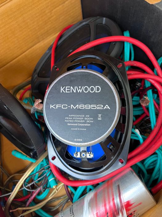 Colunas kenwood 500w