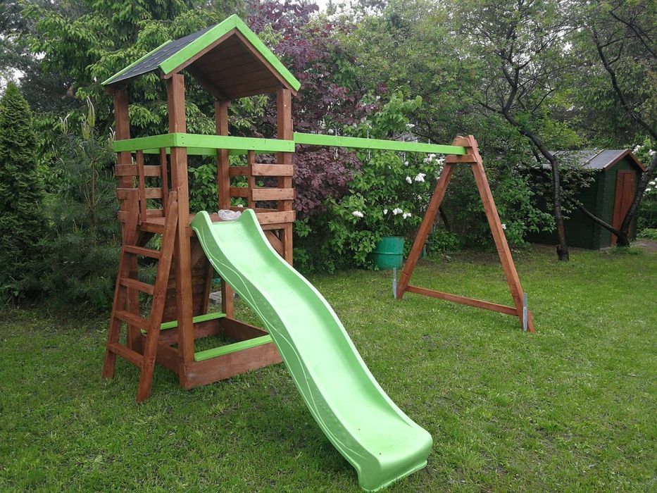 Plac zabaw, domek dla dzieci,domek drewniany DOSTĘPNE ! Meble ogrodowe, huśtawka.