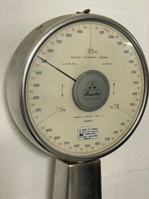 Balança mecânica antiga Bizerba – vintage
