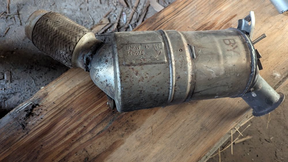 BMW N47 - FAP DPF original desmiolado