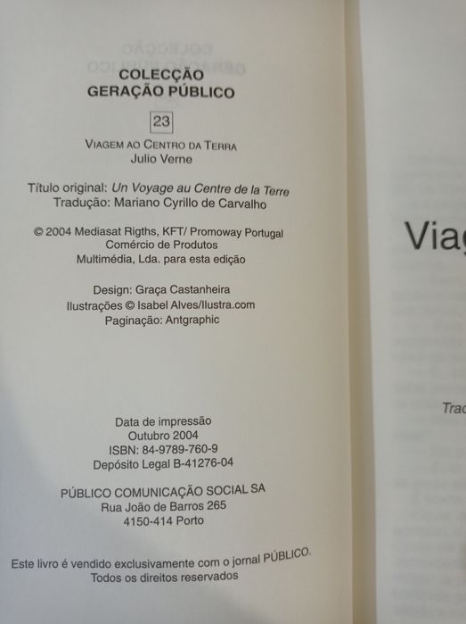 Viagem ao centro da Terra - Júlio Verne