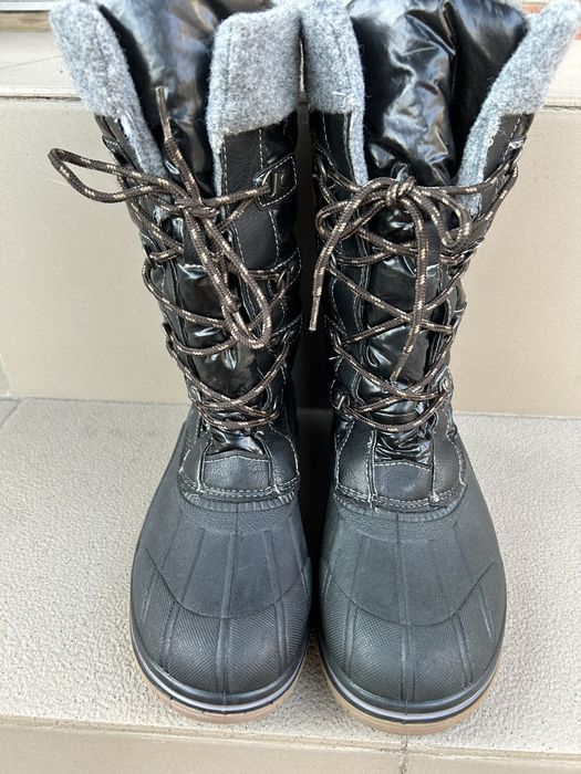 Новые женские зимние непромокаемые сапоги чоботи дутики crane 39p