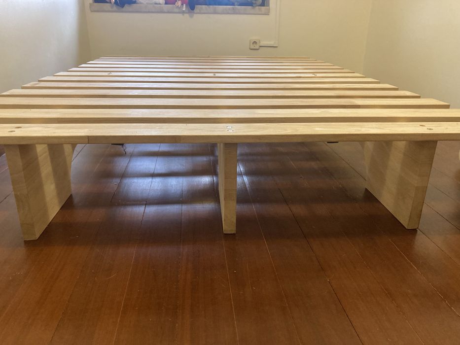 Cama casal japonesa madeira