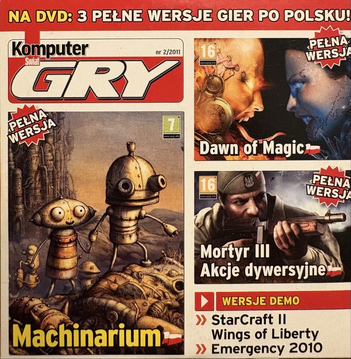Gry PC: Machinarium, Dawn Of Magic, Mortyr III - Akcje dywersyjne