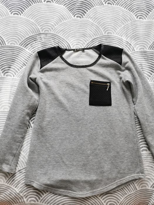 Sweter damski szary