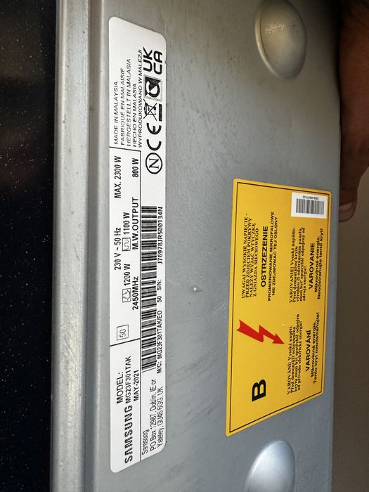 Mikrofalówka Samsung MG23F301TAK