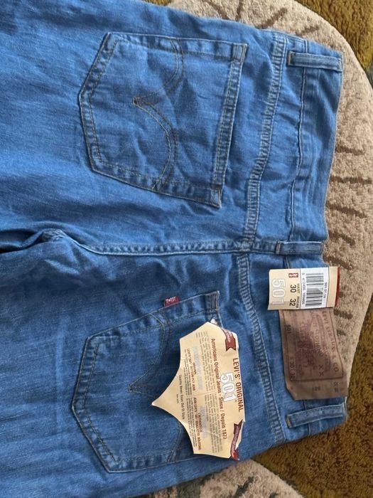 Nowe spodnie Levis 501 z metkami W30 L32 niebieskie Levi's