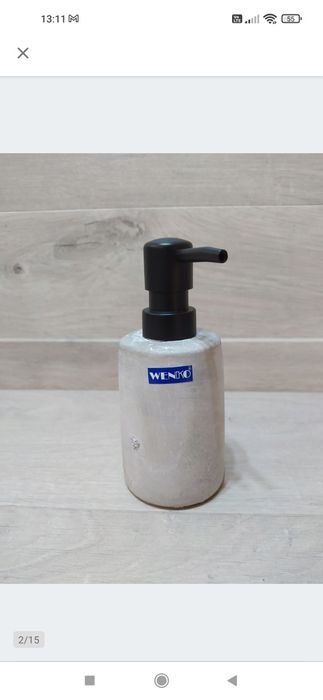 Wenko Villena Dozownik do mydła Beton 150 ml

Nowy, powystawowy.

Pier