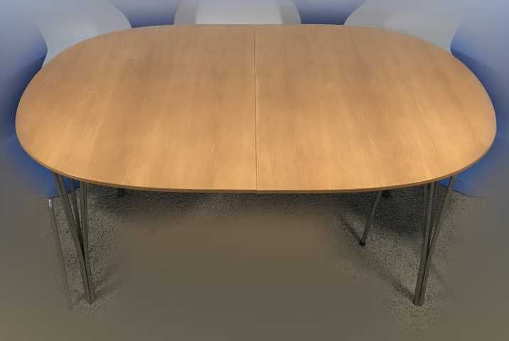 Mesa com tampo madeira