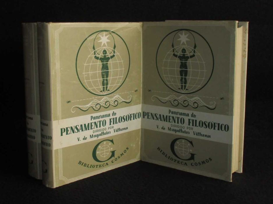 Livros Panorama do Pensamento Filosófico V. de Magalhães Vilhena 3 Vol