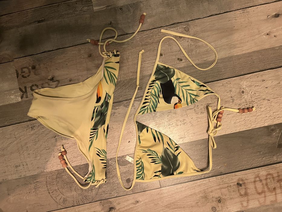 stroj 2 czesciowy bikini boho tukan S/M 36 38
