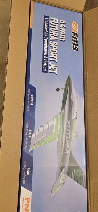 FMS Futura 64mm EDF jet Żółty plus gratisy - nowa wersja