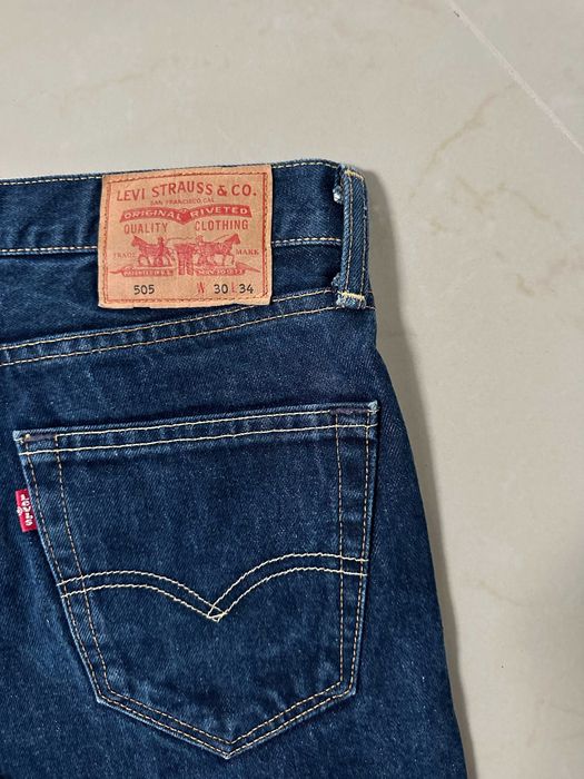Levis 505 33/30 Spodnie Piękne
