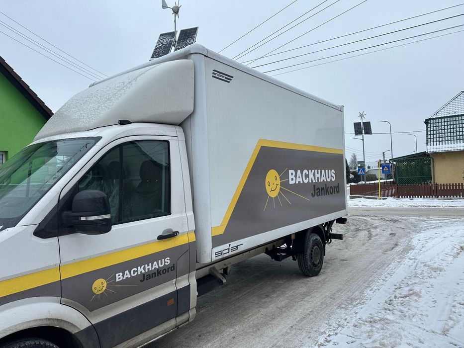 Kontener z winda vw crafter
