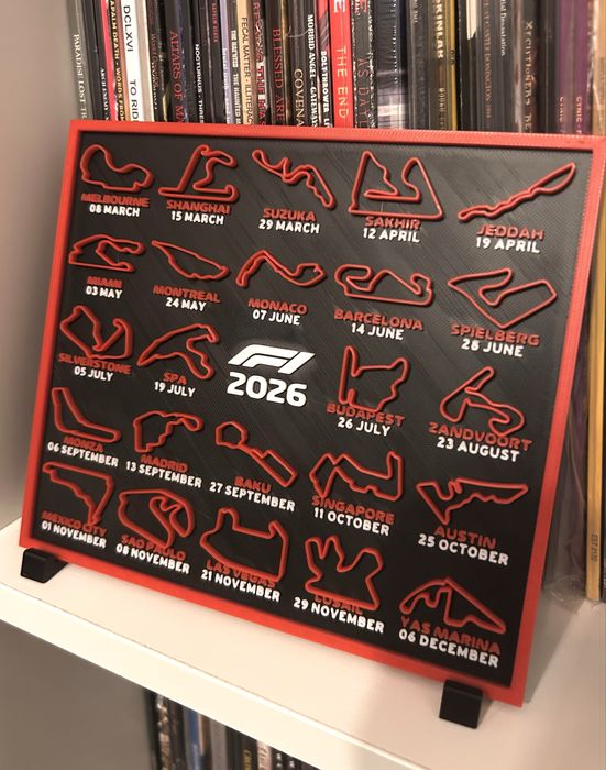 Calendario F1 - Circuitos 2026