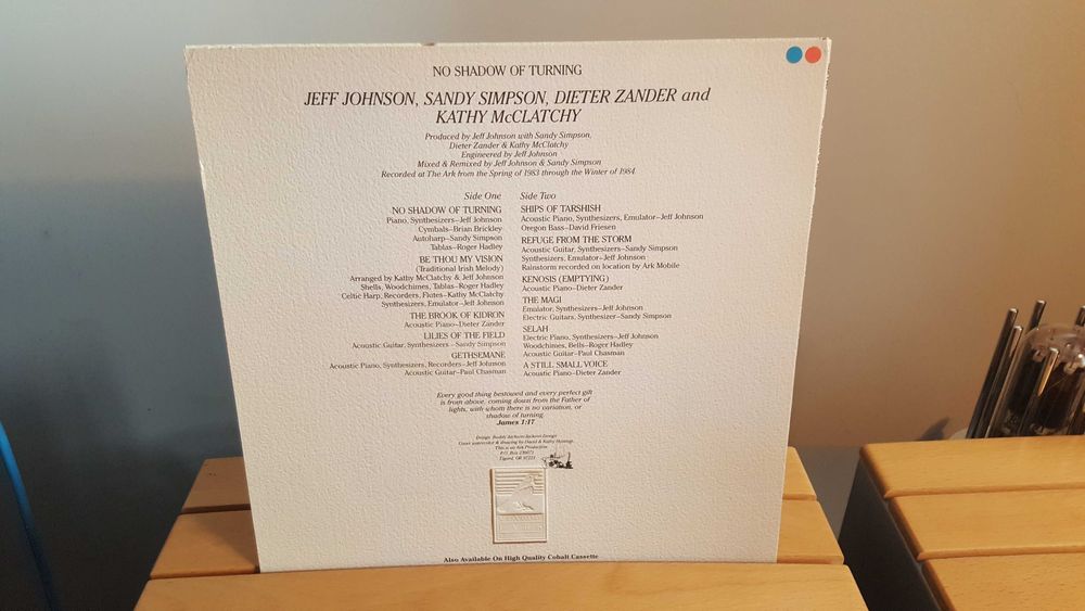 Vinyl. Jeff Johnson, Sandy Simpson. ,,No Shadow of Turning,,
