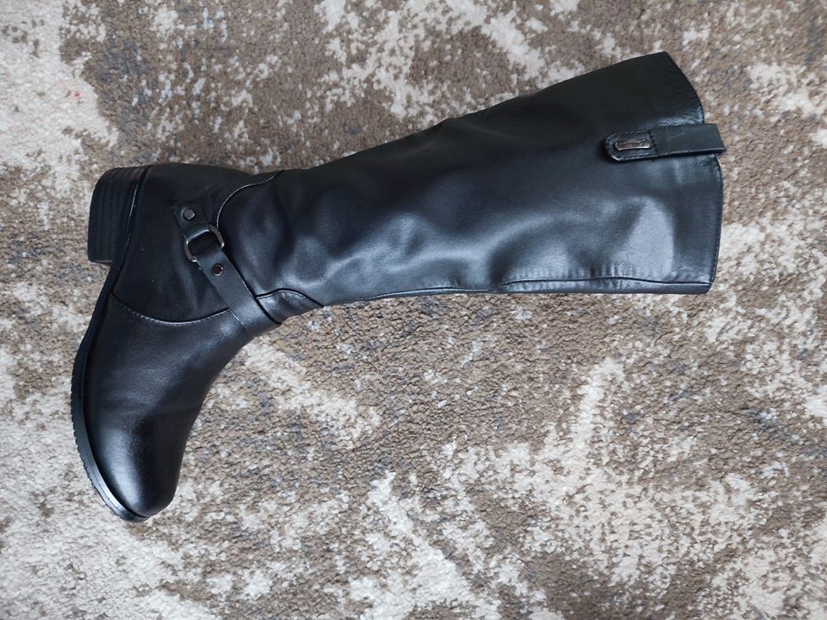 Чоботи шкіряні, єврозима, 21,5 см устілка