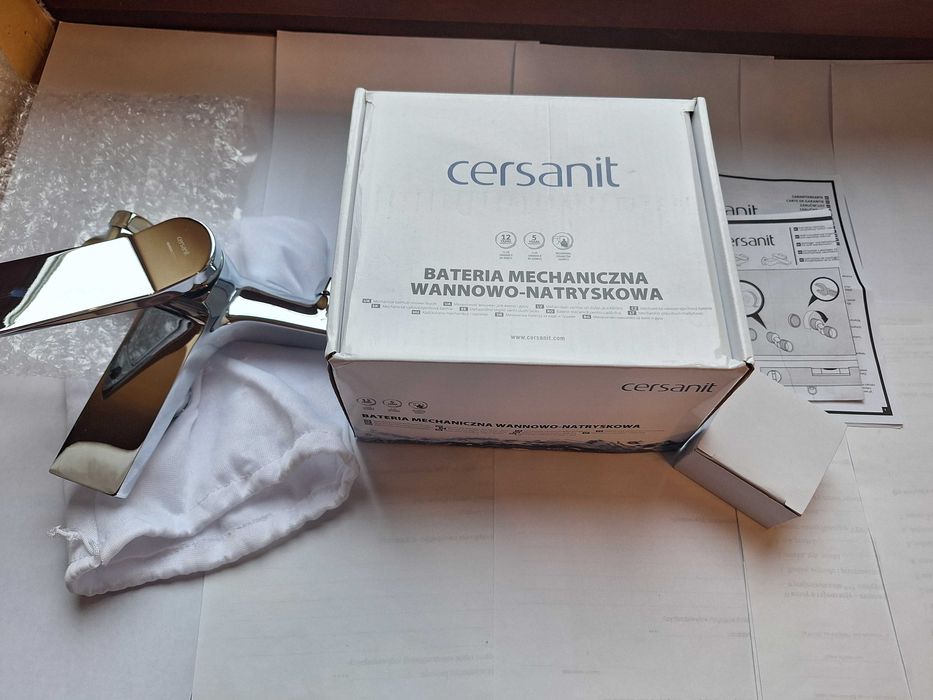 Bateria wannowa ścienna CERSANIT Cromo nowa nieużywana