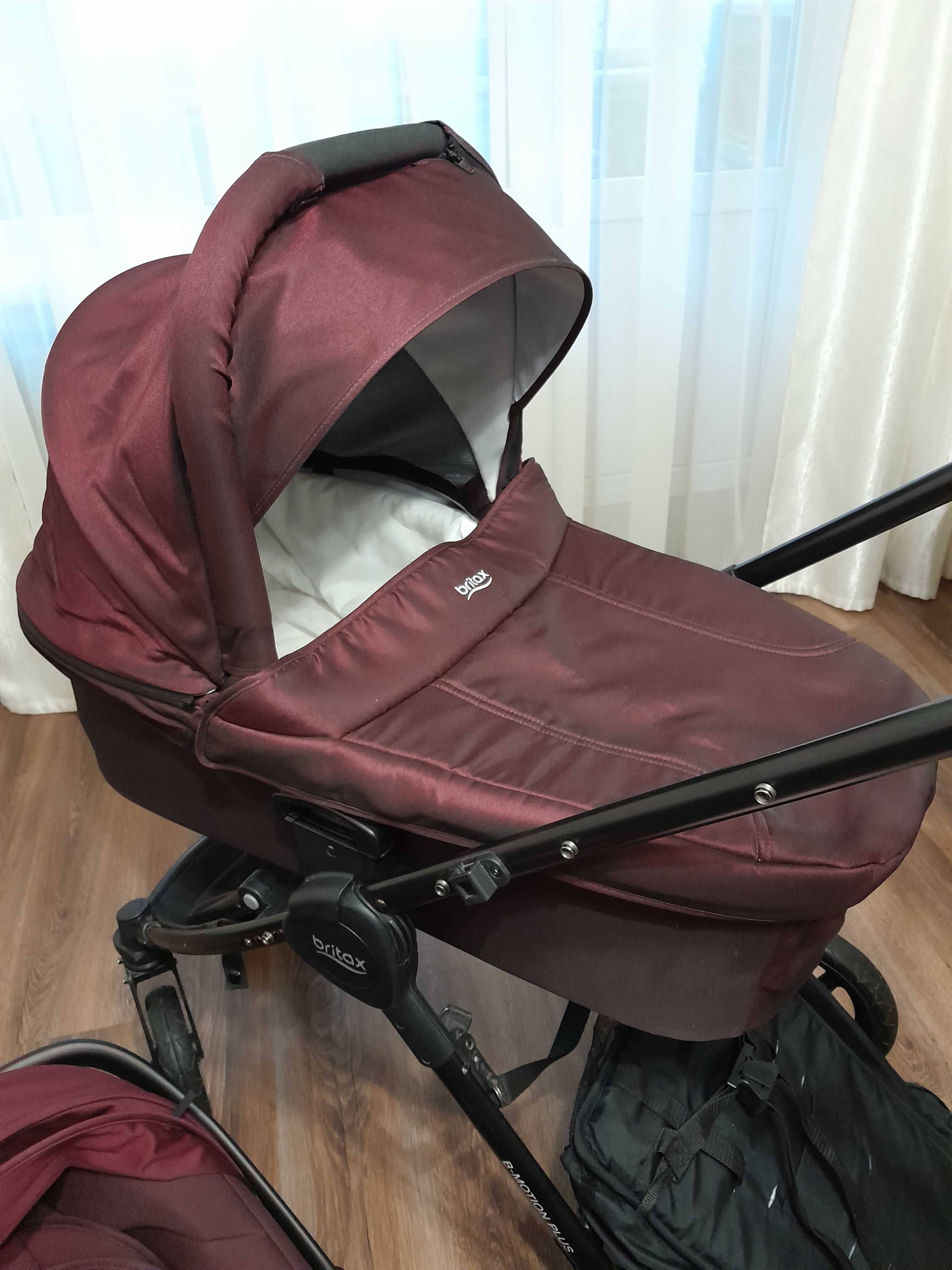 Коляска britax 3 в 1 прогулянкова+люлька+автокрісло romer b-motions 4p ...
