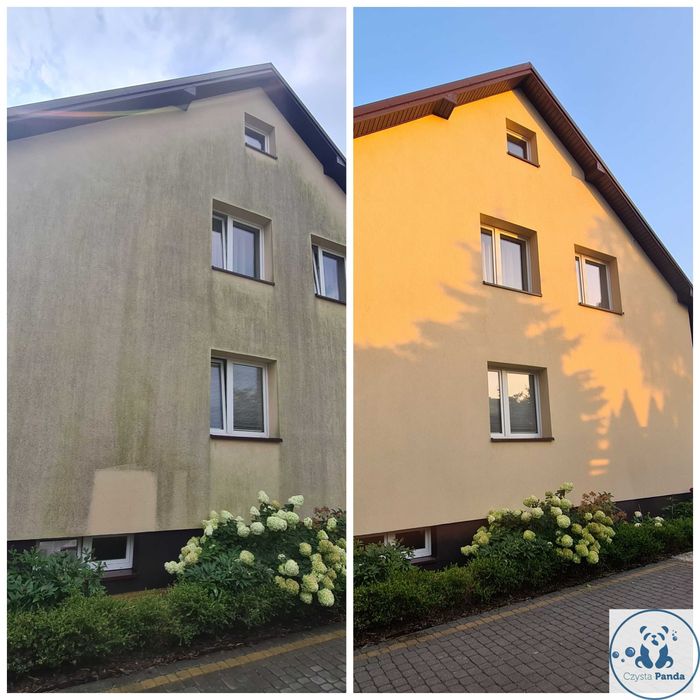 BEZPIECZNE Mycie Elewacji SoftWash. Nie niszczymy tynku ciśnieniem!