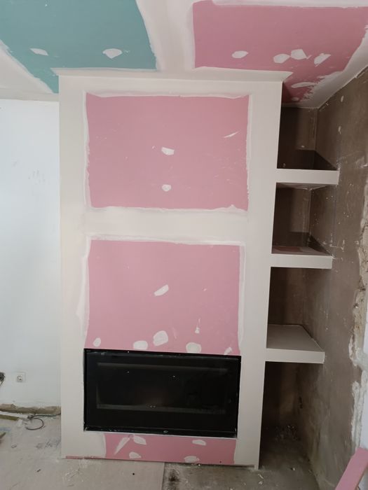 Remodelação de interiores, tetos falsos, divisória e pinturas