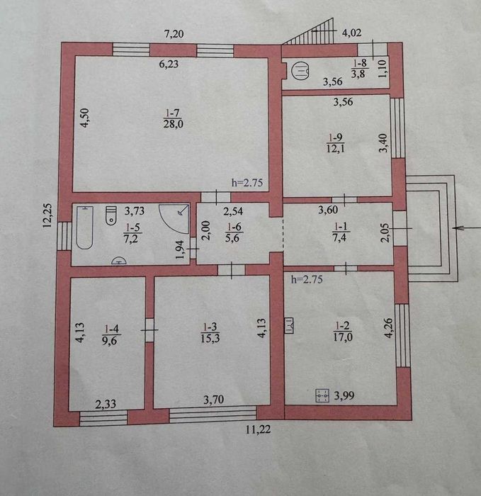 Продається будинок с. Гостинцеве