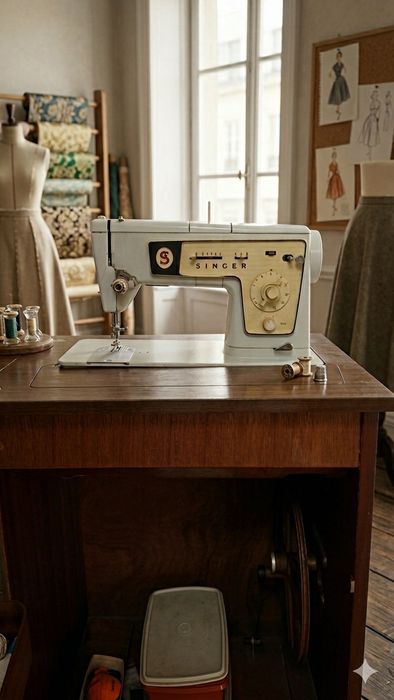 Máquina de Costura Singer Stylist 478, com kit Master de pontos