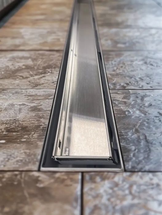 Лінійний душовий трап 94 см, нержавіюча сталь 304