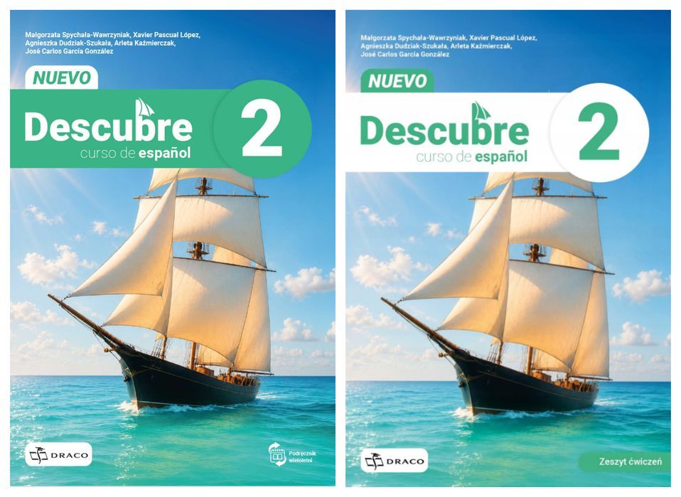 NUEVO Descubre 2 Podręcznik + Zeszyt ćwiczeń DRACO