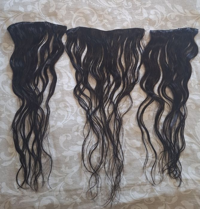 Vendo 3 extensões de cabelo humano