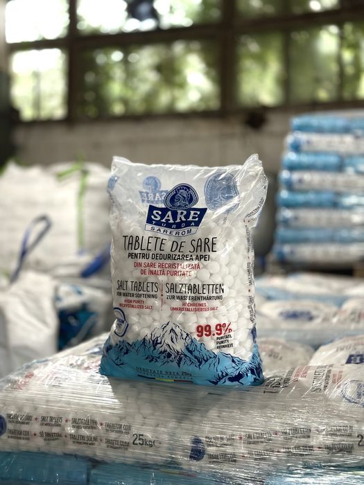 Сіль таблетована, таблетка з ектра солі, румунія