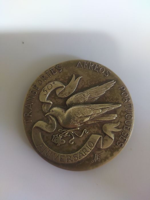 Medalha comemorativa em bronze