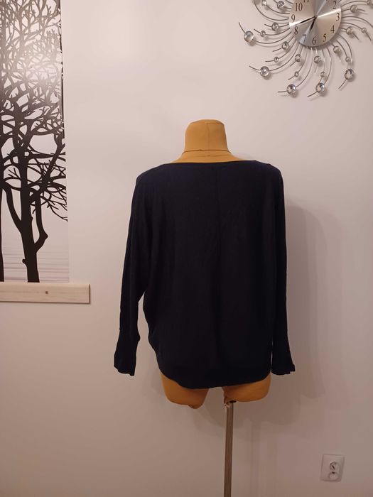 MINT VELVET sweter doskonały 1005 wełna merino niegruby dla XL+