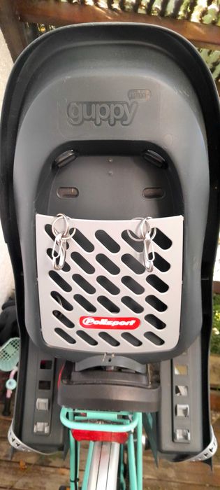 Carrier Polisport Guppy Maxi. Велосипедне крісло для дитини.