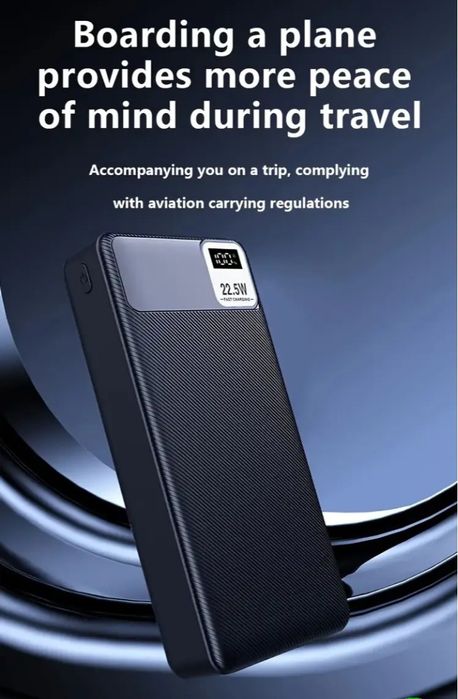 Power Bank 20000mAh

com Carregamento Ultra-Rápido de 22.