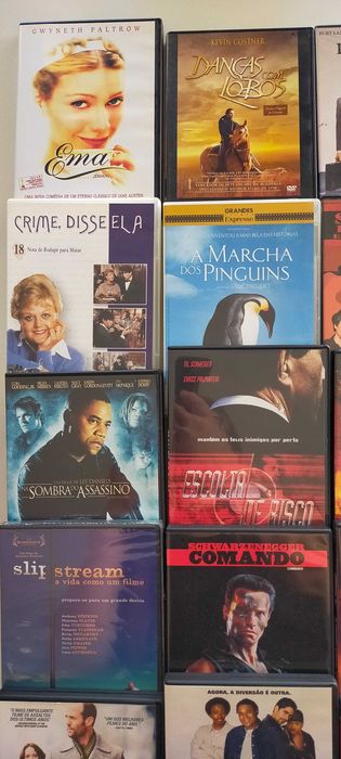 42 DVDs Diversos a funcionar em ótimas condições