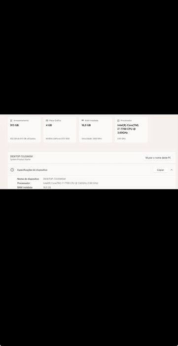 Vendo desktop gaming