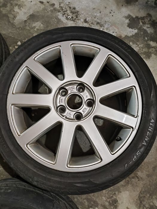 Jantes SLine 17 5x112 com pneus