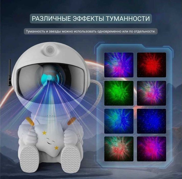 Проектор ночник Космонавт