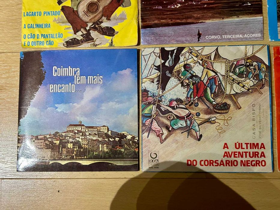 Lote de 6 singles música portuguesa