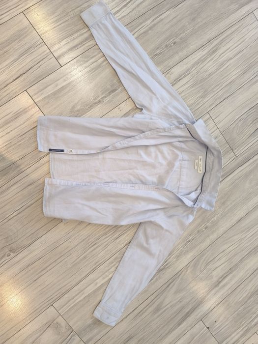 Koszula chłopięca marki ZARA róż 140