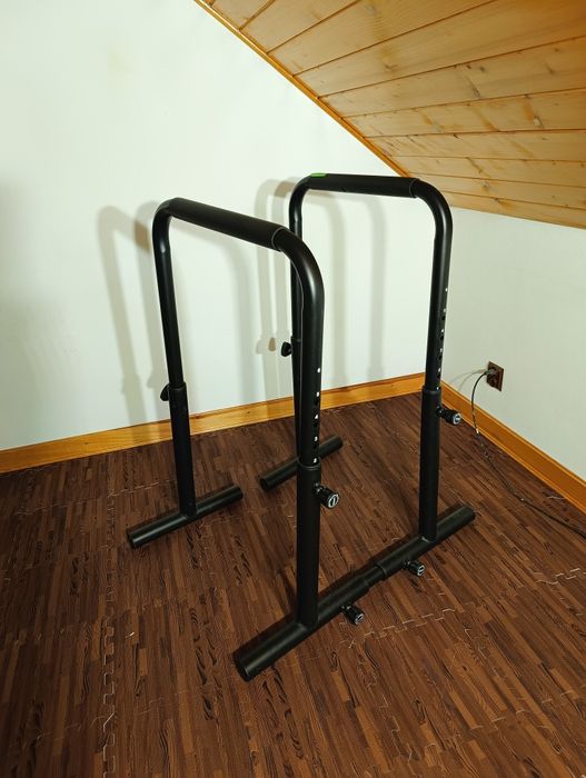 Regulowane poręcze do dipów Gorilla Sports