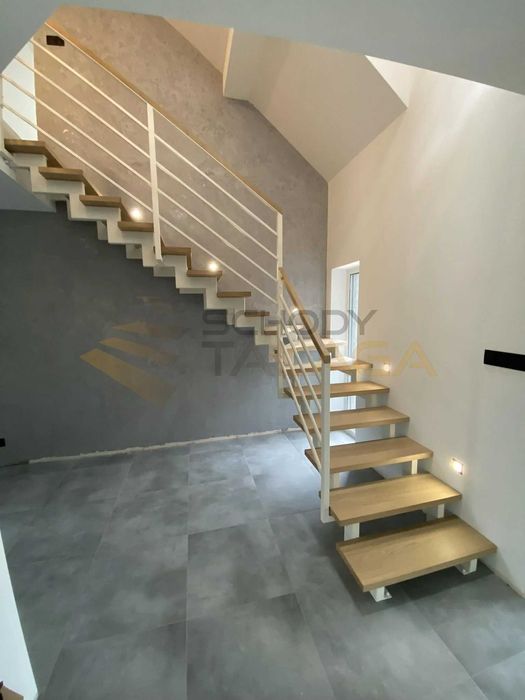 Schody metalowe loft wypalane laserowo