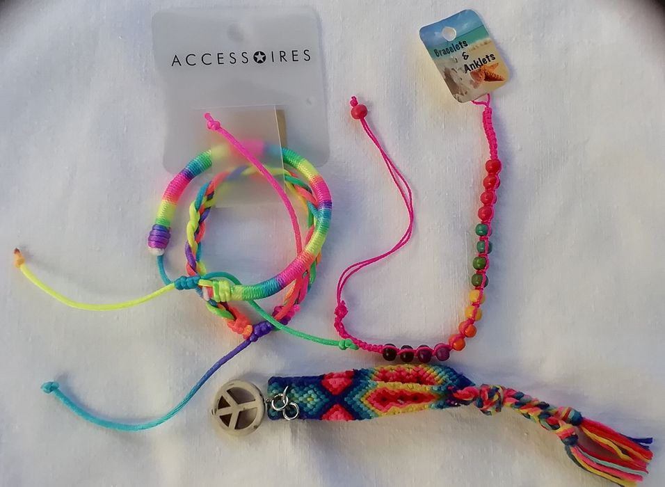 Pulseiras tricolor
