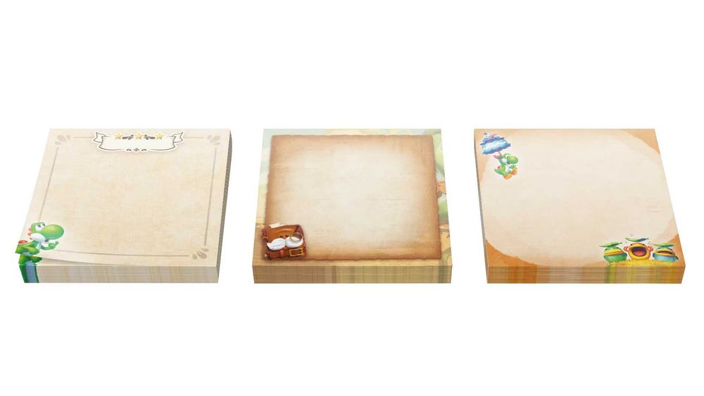 Yoshi and the Mysterious Book Nintendo Sticky Notes Set клейкий папір закладки стікери для нотаток 150 шт.