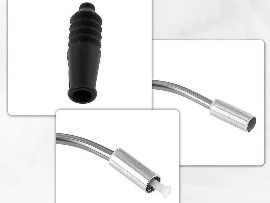 FAJKI do HAMULCA V-brake 90 stopni + GUMOWA OSŁONKA LINKI - 2 Komplety